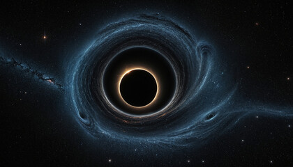 Black Hole in Space Graphic Resource