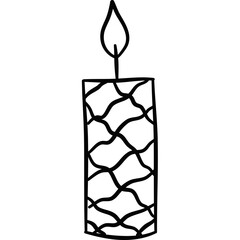 Doodle Candle