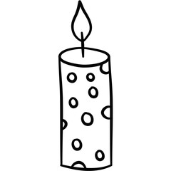 Doodle Candle