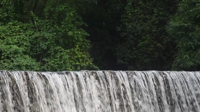 Ka Ang waterfalll relaxing place at Banna travel location on Thailand