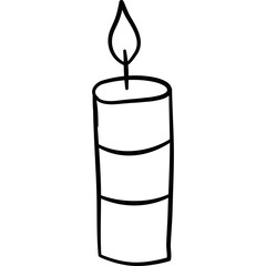 Doodle Candle