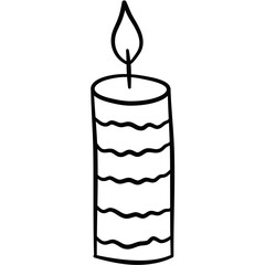 Doodle Candle