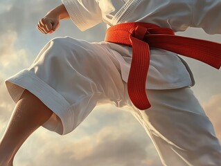 Martial Arts, Karate, Kata, White Belt, Sports, Training