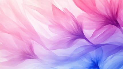 Obraz premium A close up of a flower with pink, blue and purple petals, AI