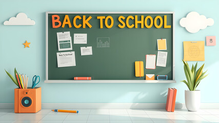  Back to school Concept. International day of Education. AI generated image, ai