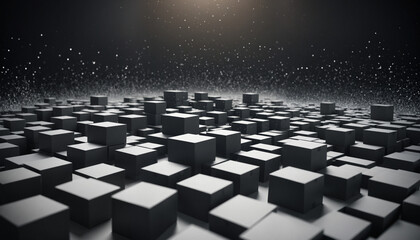 Obraz premium Abstract photo of boxes