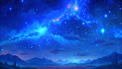 Fototapeta premium sky with starsspace, star, sky, night, galaxy, nebula, stars, astronomy, light, universe, abstract, planet, blue, dark, moon, cosmos, bright, clouds, sun, cloud, earth, nature, science, fantasy, outer