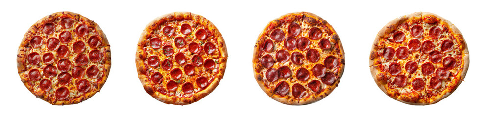 Pizza Isolated On A Transparent Background.