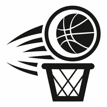 recommend clip art: basketball falling line art