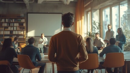 Obraz premium Innovation Team Meeting