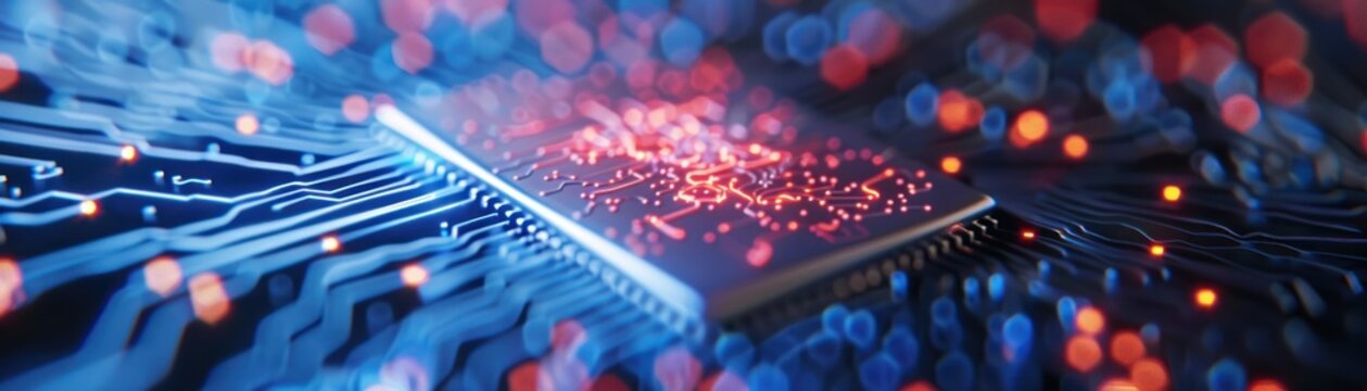 Quantum computer being tested for performance.