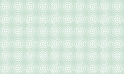 Vector background - texture - green pattern from rhombi. Thin line. Use for certificate, voucher, banknote, voucher, money design, currency, note, check, ticket, reward etc. Eps 10.