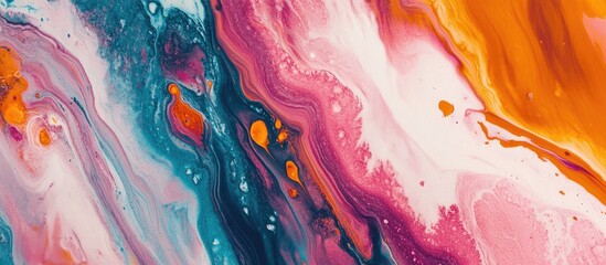 Abstract acrylic background featuring marble style paint strokes on paper Texture suitable for web and game design showcasing grunge mud art and macro details of hand painted canvas artwork