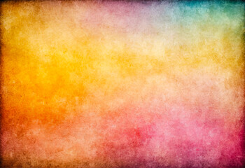 Obraz premium Abstract Watercolor Rainbow Background Texture