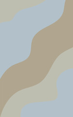 Abstract background with wavy shapes in shades of brown and blue, perfect for modern designs, backgrounds, or artistic projects.