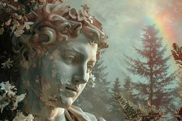 Tree art sculpture outdoors.