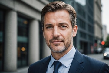 Fototapeta premium business portrait of confident businessman