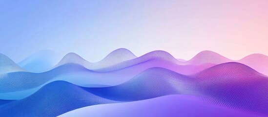 Abstract Wave Technology Background Banner Ai Generated Image