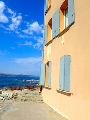 street in the mediterranean france