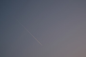 airplane in the sky