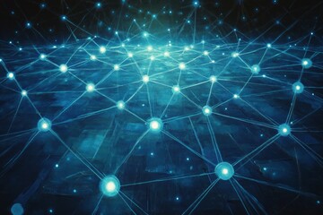 Fototapeta premium The Matrix of Innovation, Digital Transformation