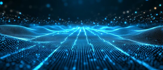 Fototapeta premium The Matrix of Innovation, Digital Transformation