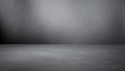 Textured gray photography studio background with depth of field for a dramatic effect