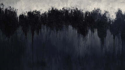 Fototapeta premium A dramatic gradient transitioning from dark charcoal to deep black, with smooth transitions and a rich, textured effect.