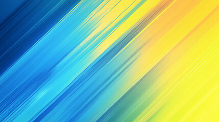 A vibrant abstract gradient background blending from electric blue to bright yellow, with sharp dynamic lines cutting through.