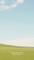 Live life your way Facebook story template