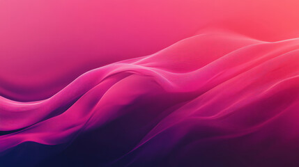 Obraz premium Bold dynamic abstract background with a gradient from bright magenta to deep red, featuring sharp waves and abstract movement.