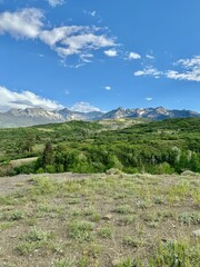 mountain landscape in summer