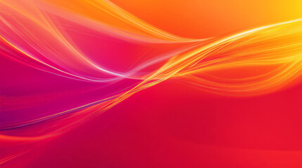 Energetic gradient background moving from neon orange to deep red, with bold dynamic lines creating intense abstract movement.