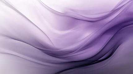 Obraz premium Gradient abstract background transitioning from pale lavender to soft gray, with dynamic, flowing lines adding depth to the composition.