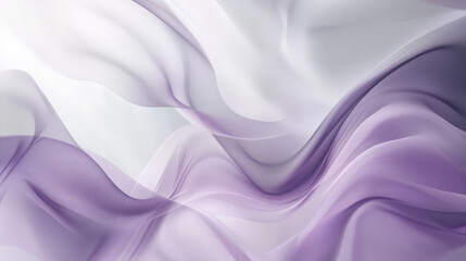 Gradient abstract background transitioning from pale lavender to soft gray, with dynamic, flowing lines adding depth to the composition.