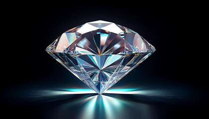 brilliant diamond black background