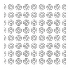 Circular pcb pattern. Electronic motherboard, hardware board, and abstract digital round frame 
