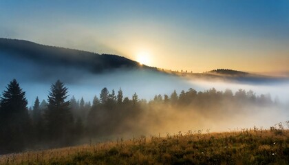 Fototapeta premium 朝霧