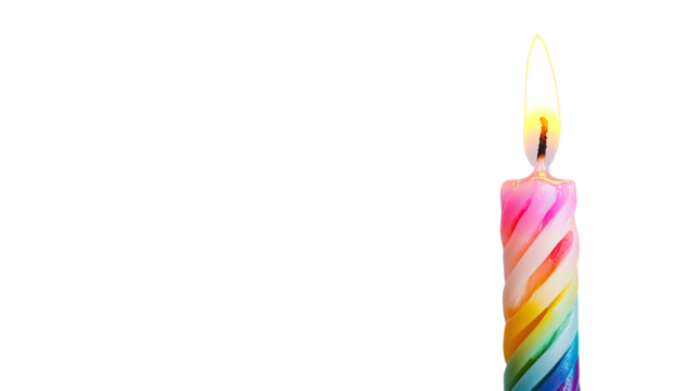 Illustration of burning candles with a vintage design on both white and black backgrounds