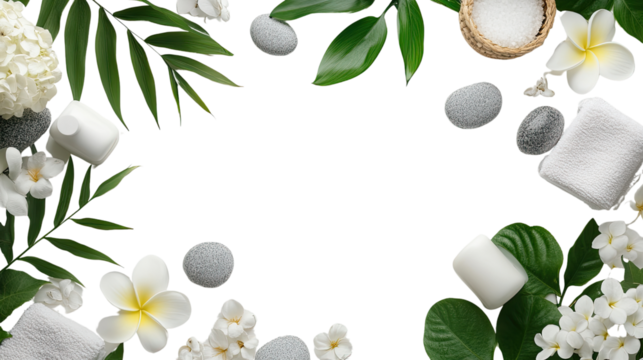 Floral border design featuring black and white roses in a circular frame with a grunge pattern, perfect for spring-themed art and decorative banners