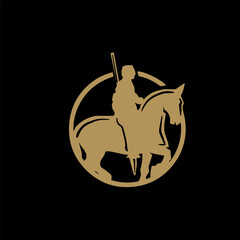 The knight logo design