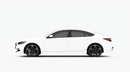 White Four-Door Sedan Car Photo
