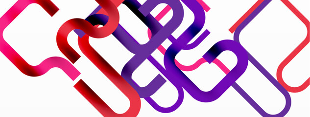 Abstract background curvy lines, minimal geometric design template