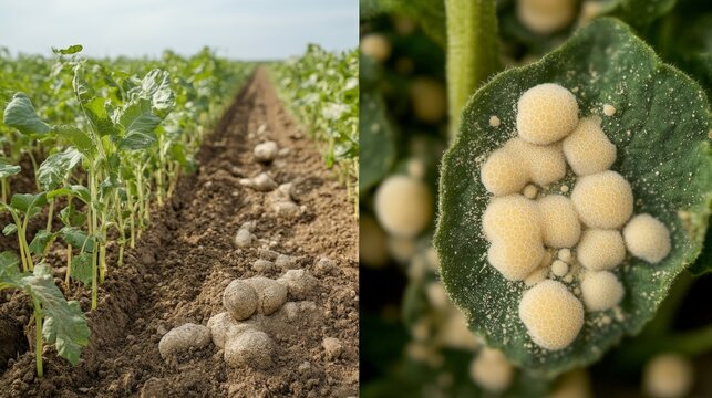 Talaromyces flavus crops