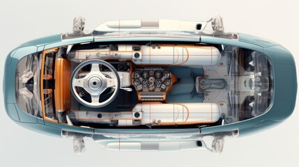 Futuristic Car Interior Design