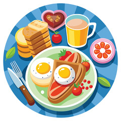 Breakfast Vector Illustration