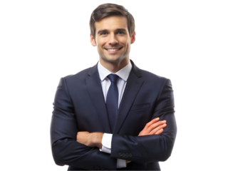 Lawyer isolated on transparent background