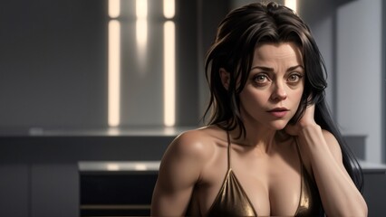 Fototapeta premium woman, beauty, hair, fashion, 