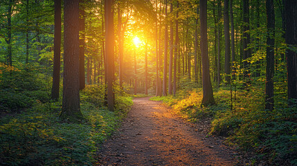 Obraz premium Serene Nature Landscape Wallpaper: High-Quality Scenic Backgrounds in Full HD