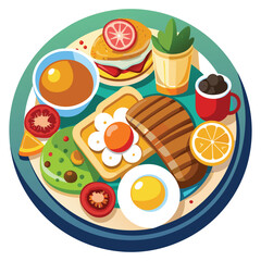Breakfast Vector Illustration